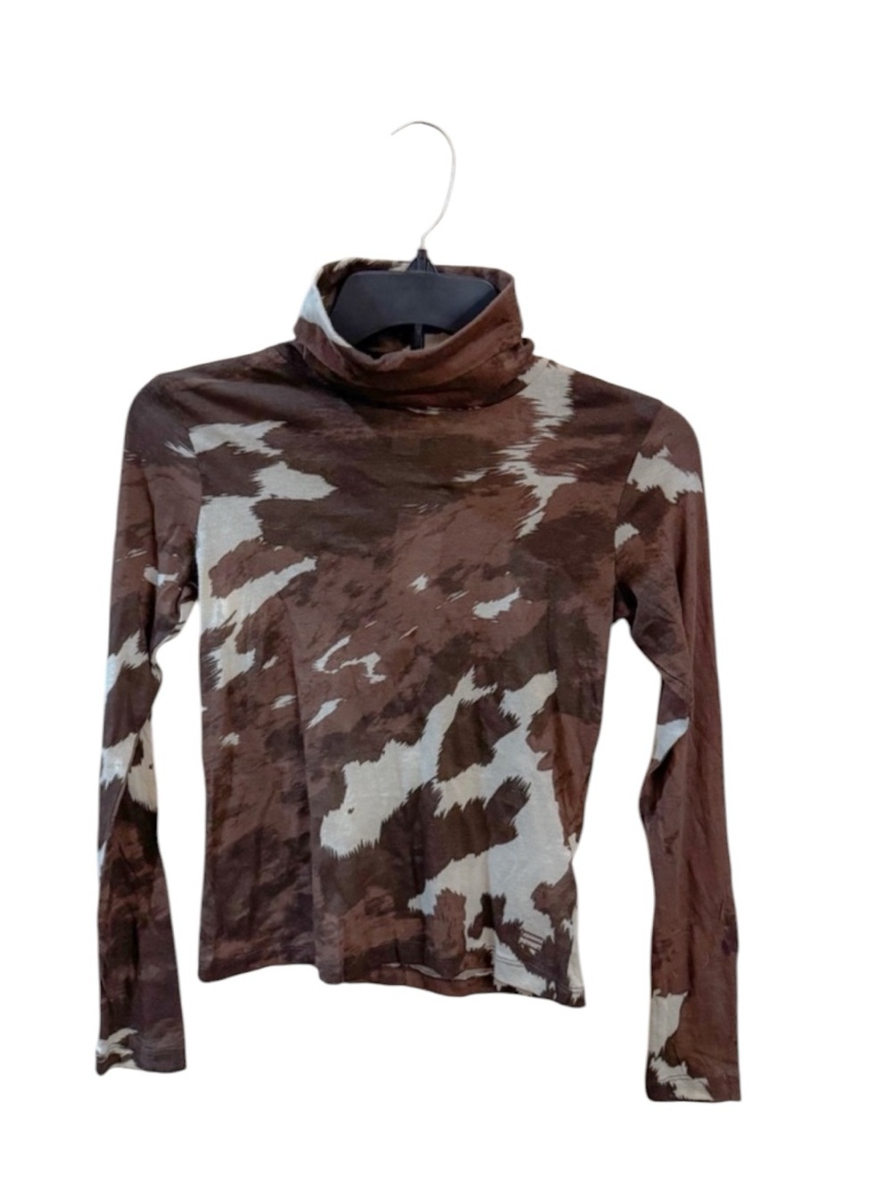 BDG Timmy Long Sleeve Turtleneck Jersey Knit Tee  size XS